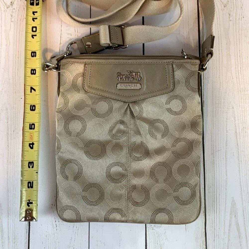 Coach Madison Optical Art Swingpack Crossbody - Beige - Picture 8 of 10